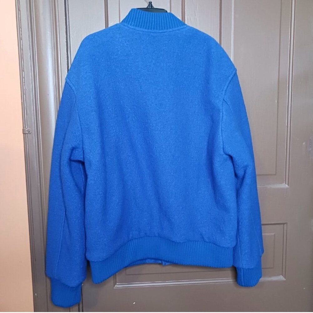 Zara 100% Wool Varsity Bomber Jacket Men's size M - Picture 12 of 13
